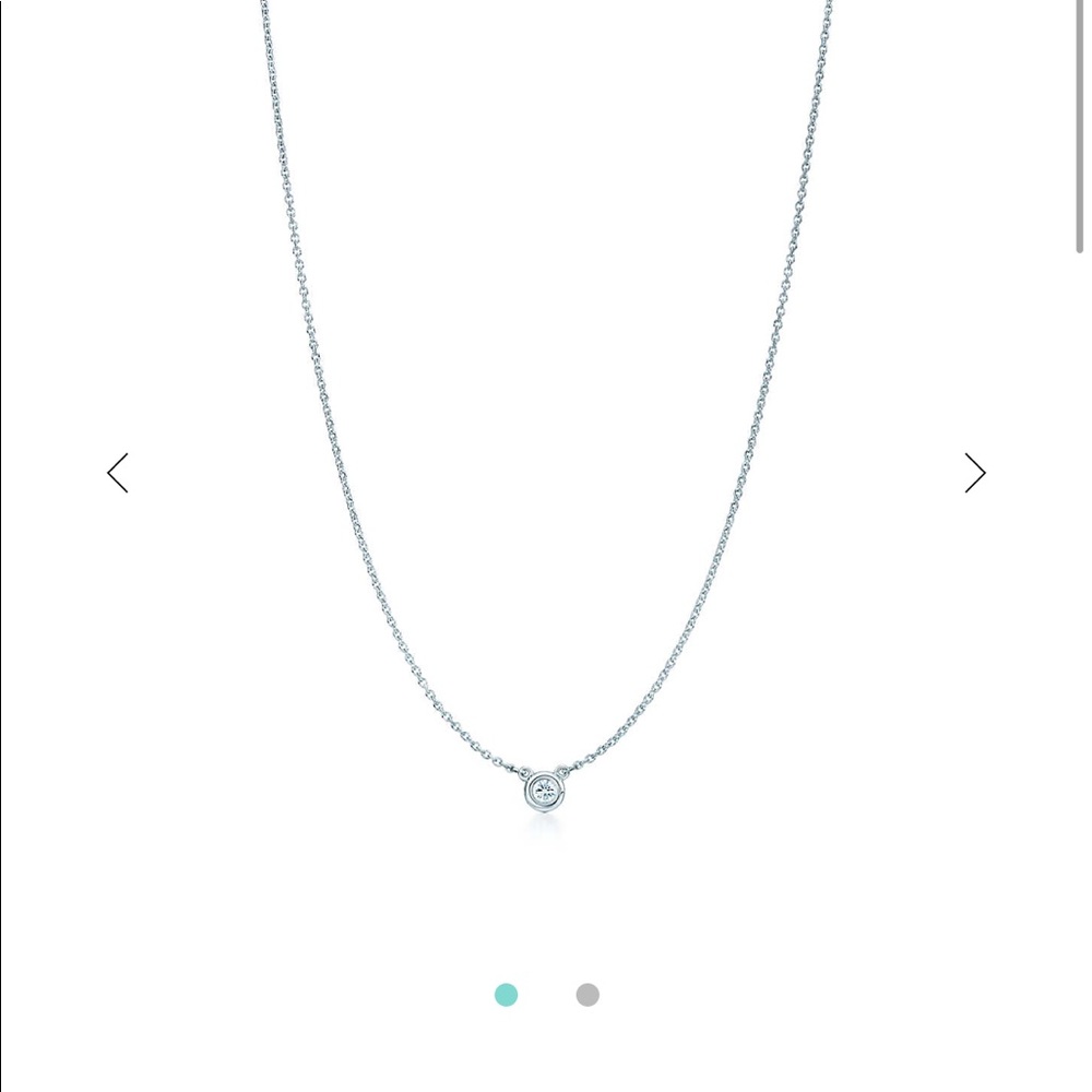 Authentic Tiffany diamond necklace